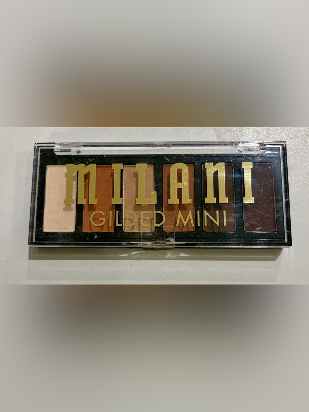 Milani Gilded Mini Eyeshadow Palette — 110 whiskey Business